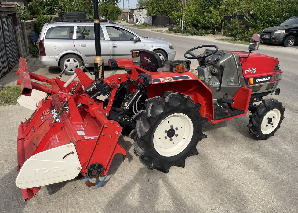Tractor japonez Yanmar F-5  4x4 freza de sol Iseki Kubota