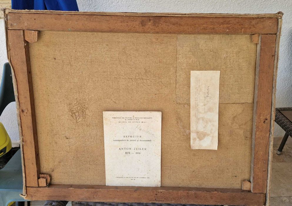 Anton Zeiler (1874 - 1956), Blaj, tablou