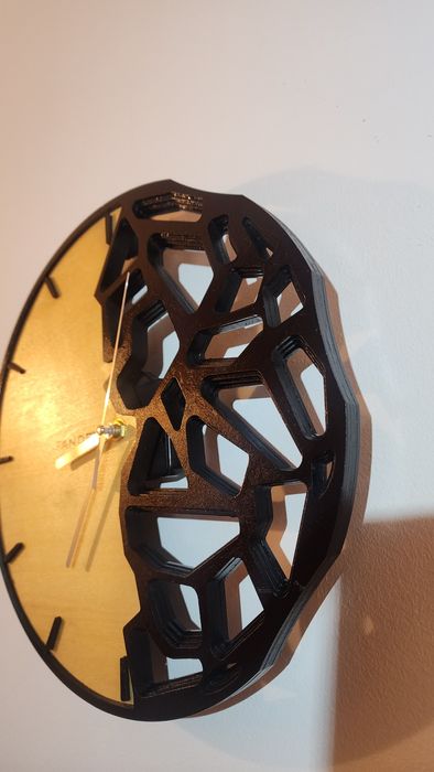 Ceas perete 3D decorativ (lemn) - personalizabil ( confectie la cerere