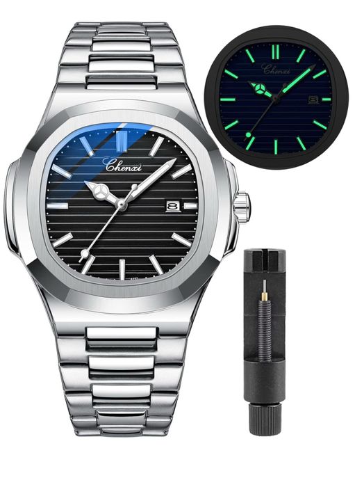 Мъжки часовник Chenxi с подарък иструмент.