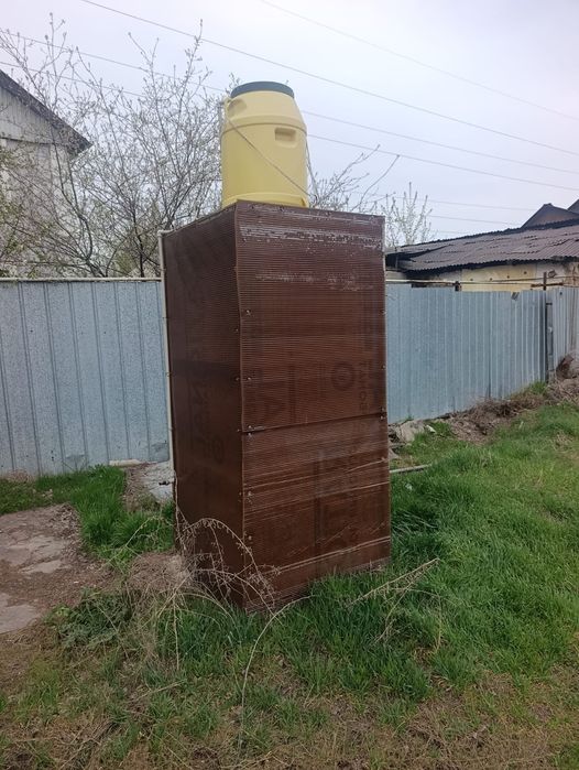 Душ уличный. Металлический каркас