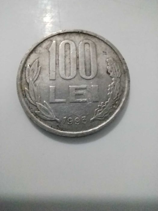 Moneda 100 De Lei 1993