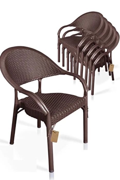 Комплект маса със столове ратан