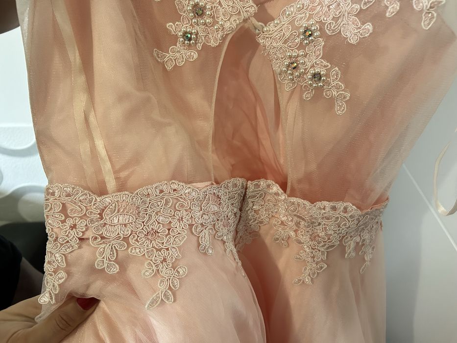 Rochie roz pudra