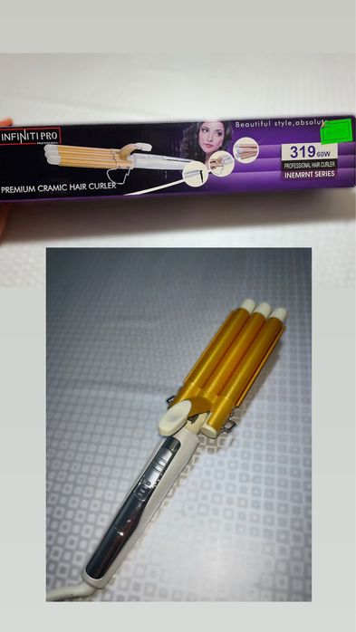 Профессиональная 3D плойка для волос