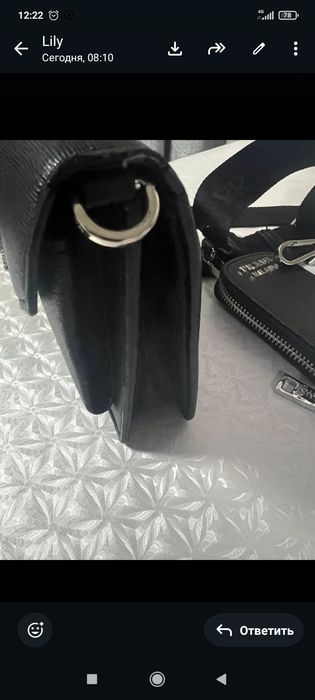 Женская Сумочка-клатч Prada оригинал