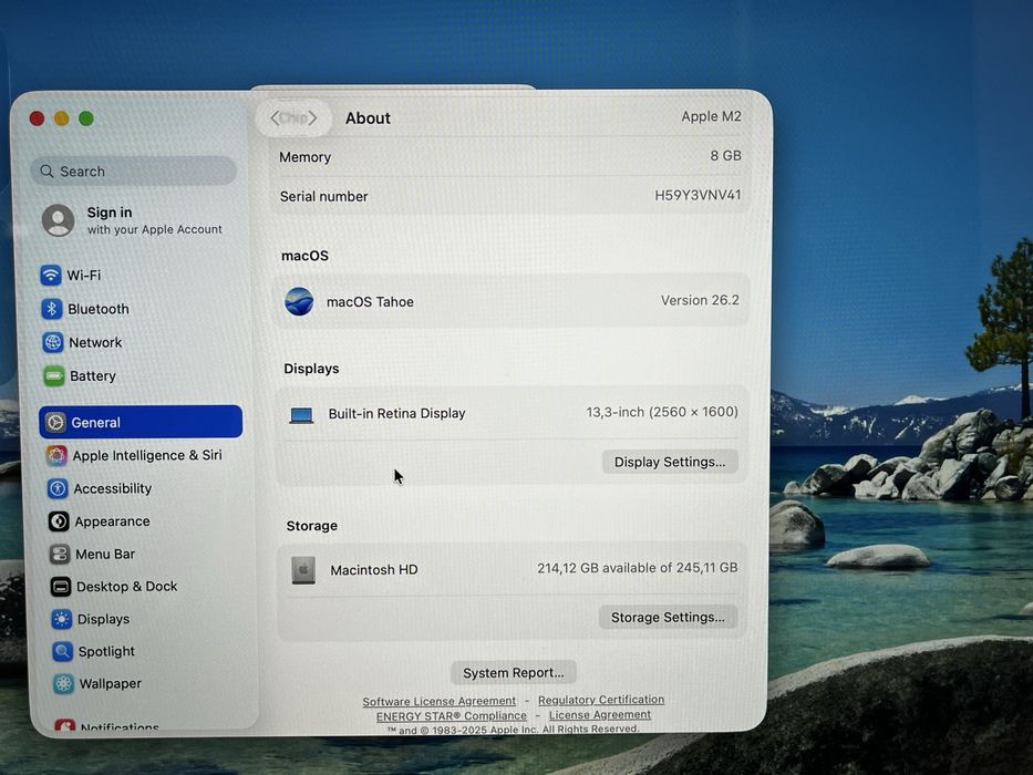 Macbook Pro 13” M2 256GB 88% Бат.