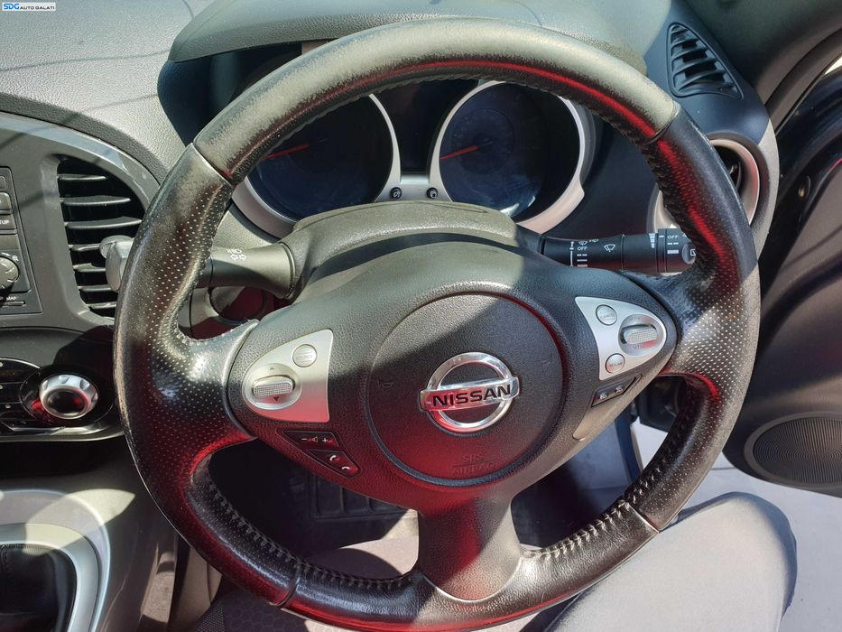 Volan Piele Perforata 3 Spite FARA Airbag cu Uzura Nissan Juke F15 NFL Non Facelift 2010 - 2014 [K6339]