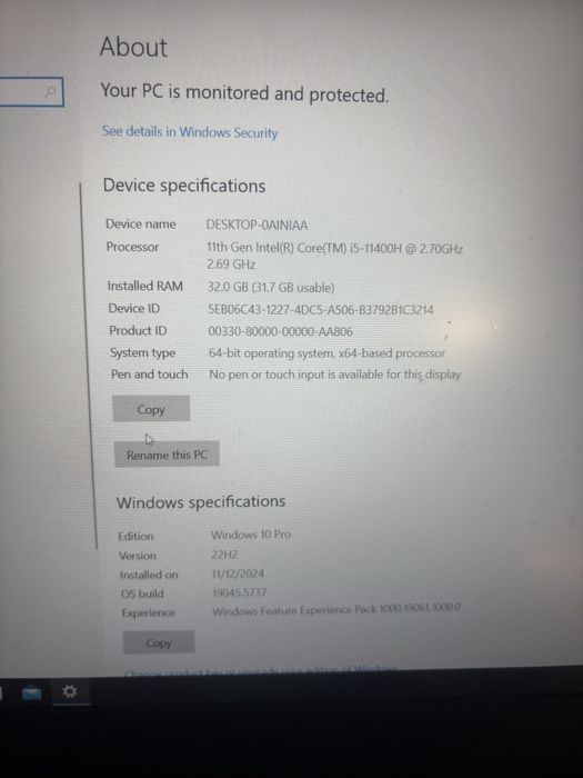 Геймърски Лаптоп Msi gf63 thin 11sc