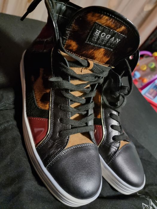 Încălțăminte damă Hogan Rebel - piele naturală - originali