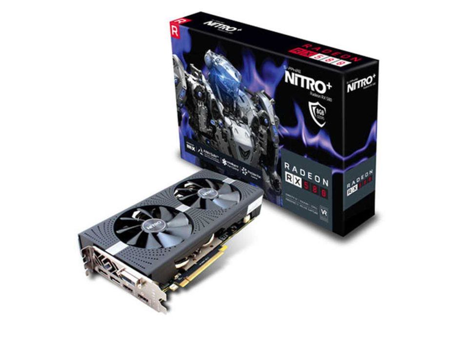 9бр. видео карти - RX 580 8GB Sapphire Nitro с 2г. гаранция