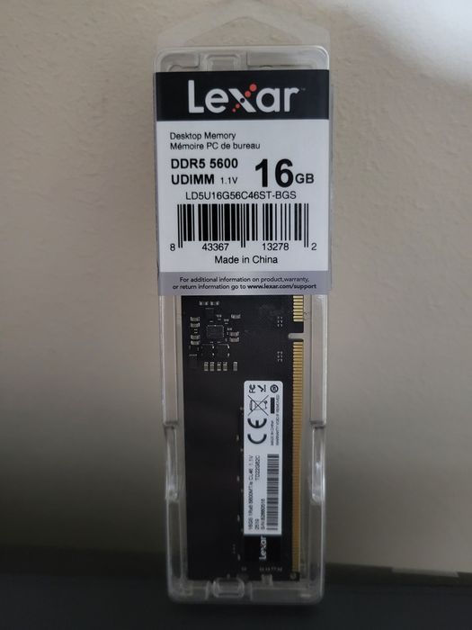 Lexar DDR5 5600mhz 16gb
