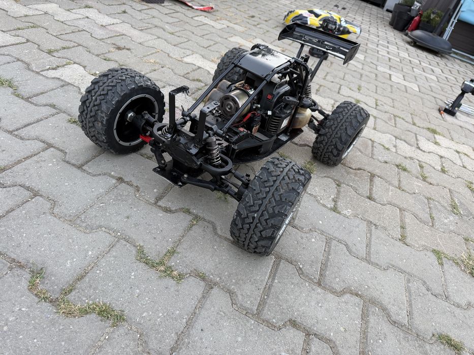 Automodel rc 1:5 benzina reely carbon fighter modificat