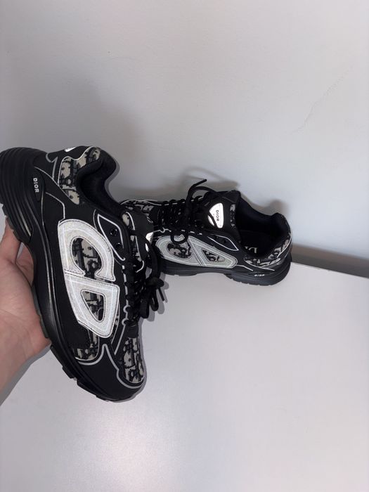 Dior B30 Black Grey Print Reflective- Marimea 43 Pe Stoc
