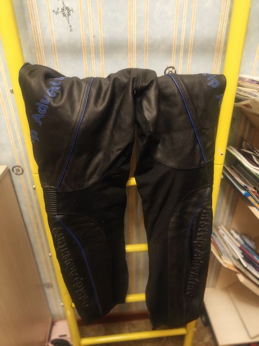 Мотоштаны кожаные