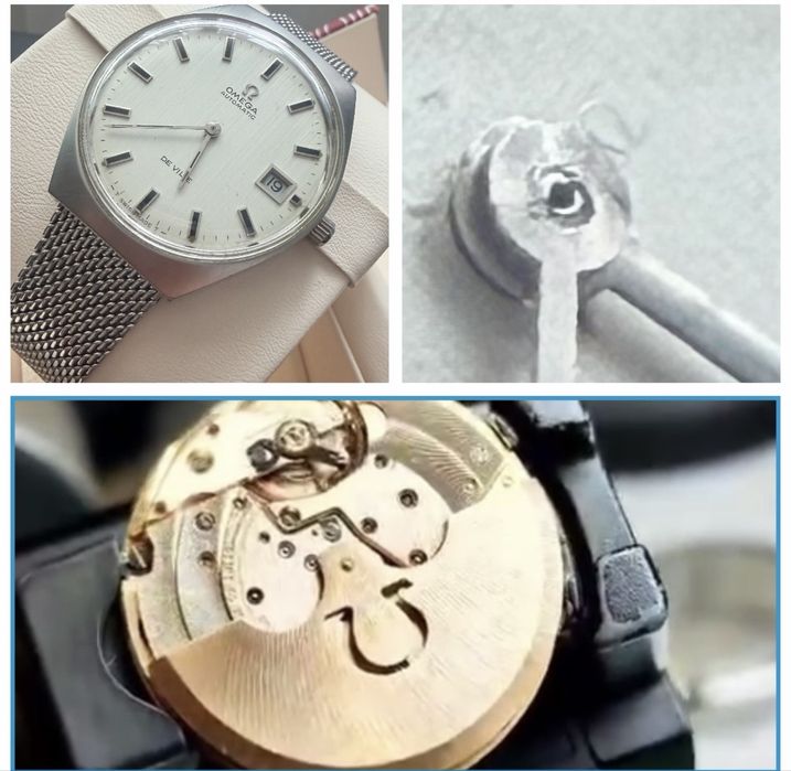 Ceas Omega De Ville Automatic – Ref. 166.051 – Cal. 1002 – Mesh Omega Original – Anul 1977
