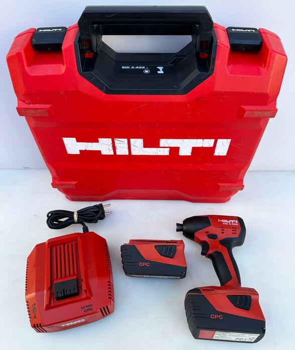 Hilti SiD 4-A22 - Безчетков акумулаторен импакт драйв 2x22V 5.2Ah 2023