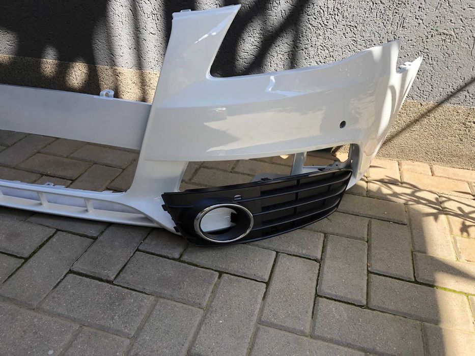 Bara Fata + Grile Proiectoare Audi A4 B8 An 2007-2011 Vopsita Alb