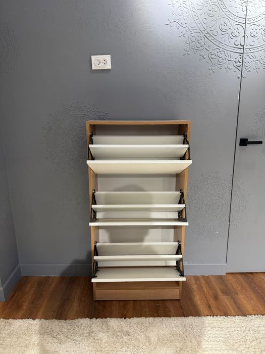 Обувница шкаф комбинированный