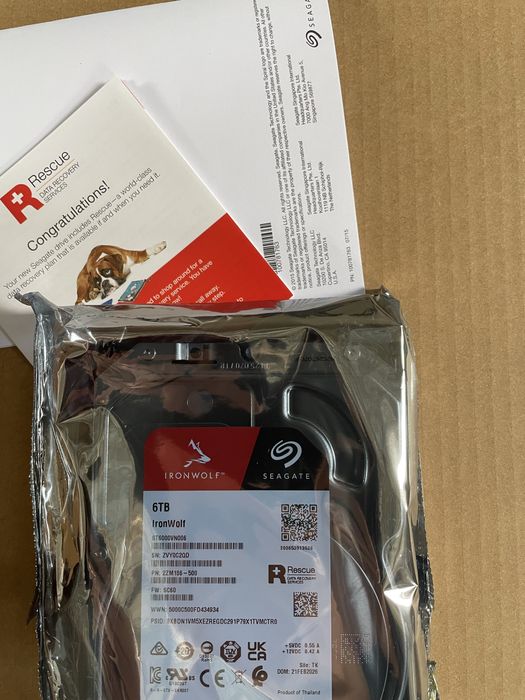 Hard wolf 6tb nou seagate