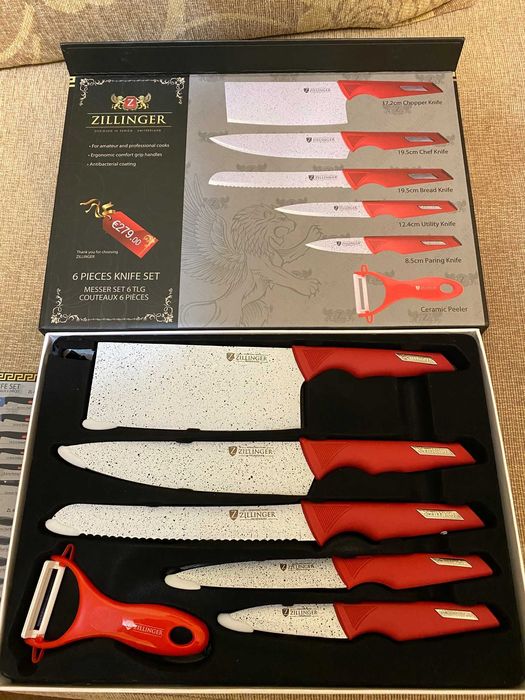 Set NOU cutite profesionale ZILLINGER - 6 piese
