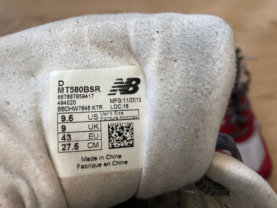 New balance 580 43 номер
