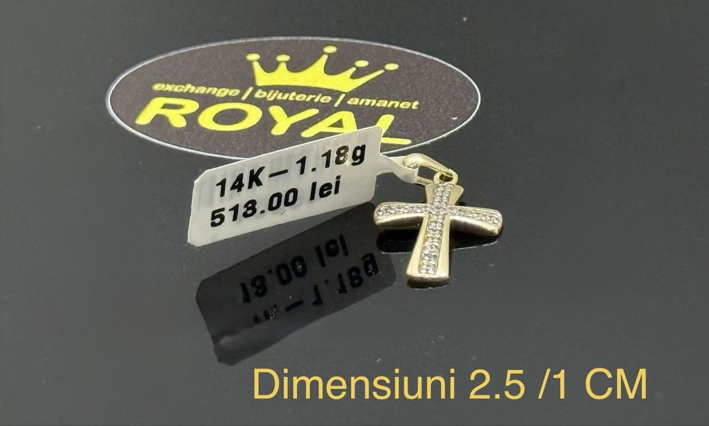 Bijuteria ROYAL : Pandantiv AUR 14K / 1.18 GR