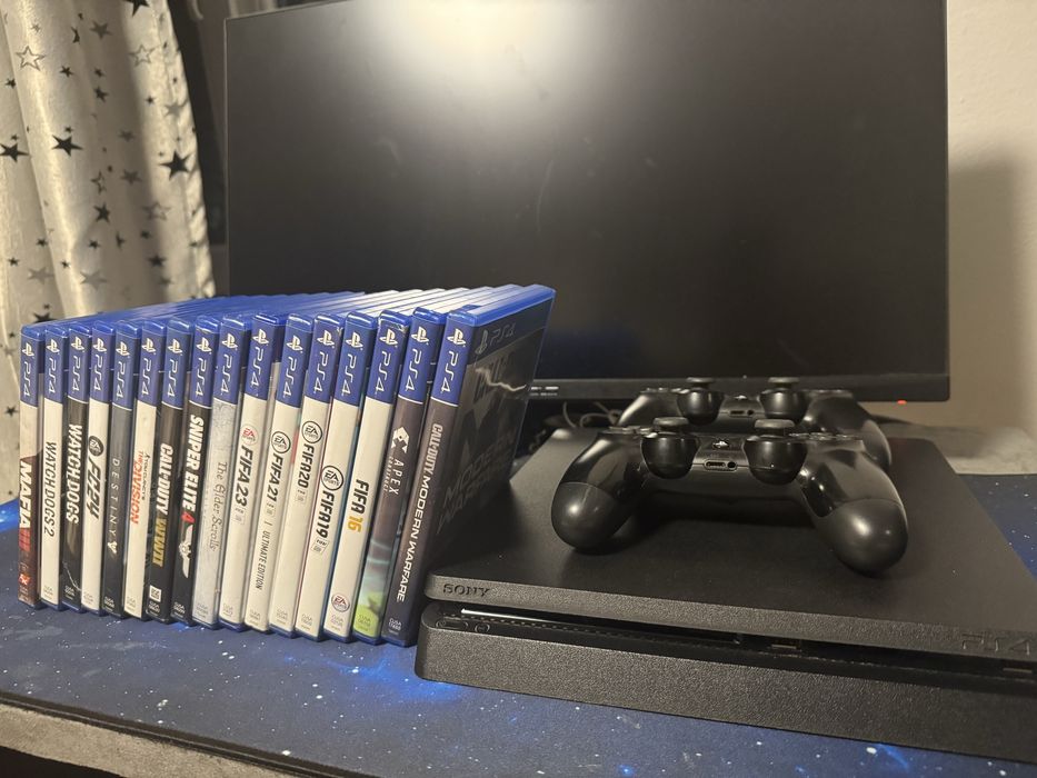 Ps 4 Slim 1TB +Jocuri