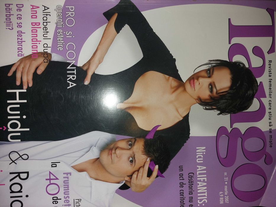 Revista Tango cu Andreea Raicu si Serban Huidu pe coperta