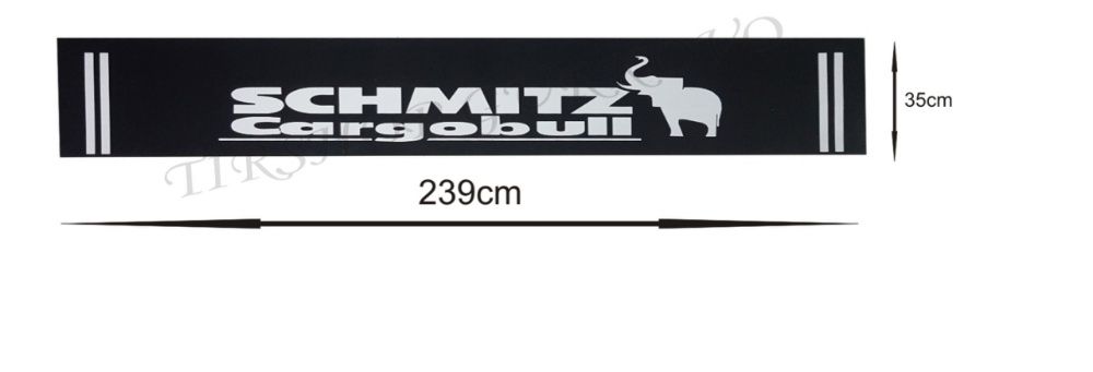 Гумен калобран/предпазител за ремарке