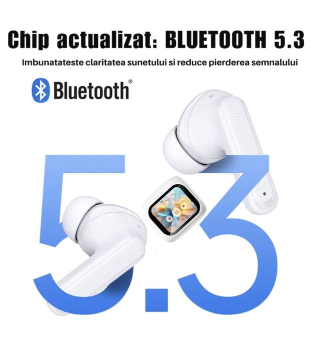 Casti wireless ,Bluetooth 5.3, fara fir , casti gaming