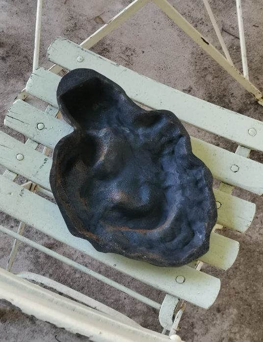 Icoana Sfânta Maria 6kg Otel masiv fonta statueta veche deosebita