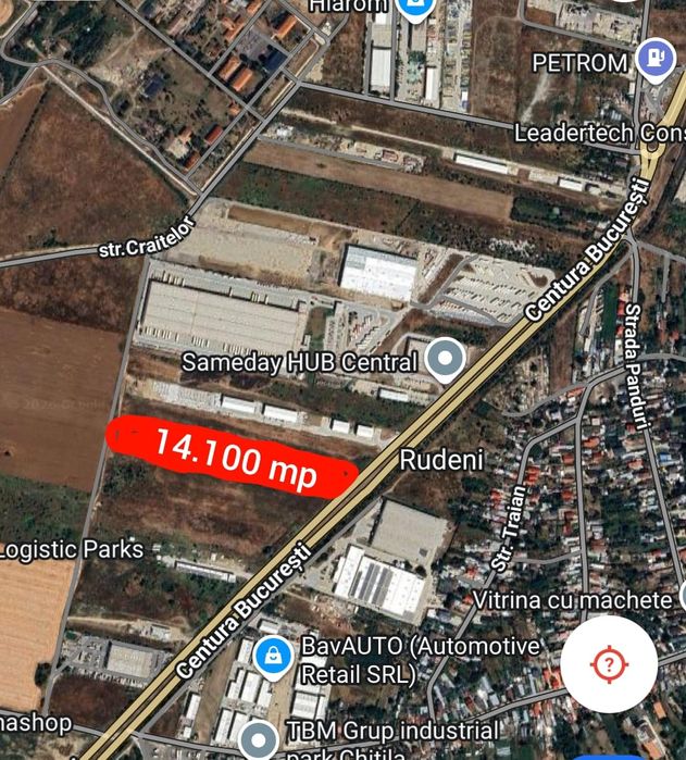 Teren 14.100 mp Centura București Sameday Hub Central, Chitila
