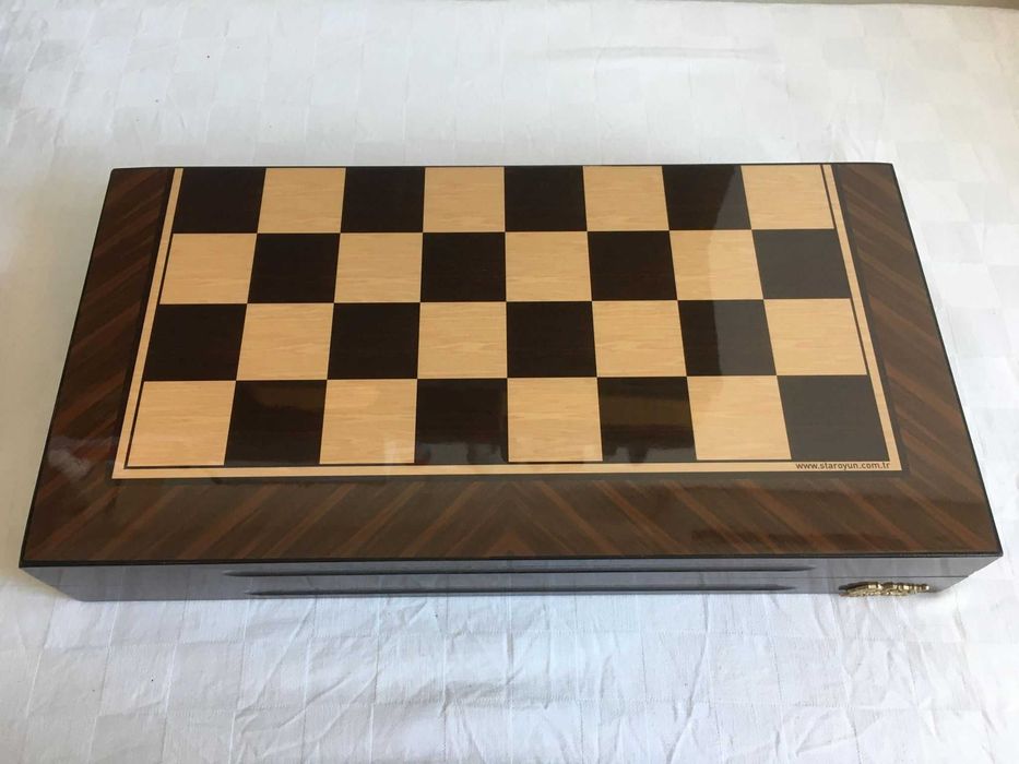 Joc Table Clasic (joc de Table) NOU - Lux lemn lacuit. SIGILAT!
