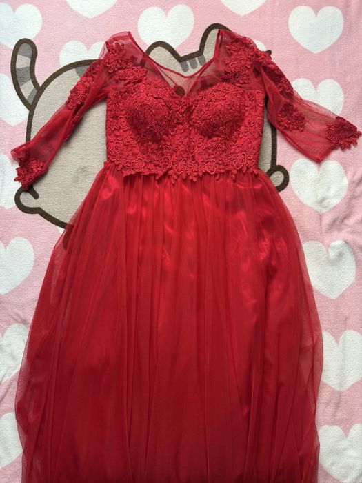 Rochie eleganta rosie