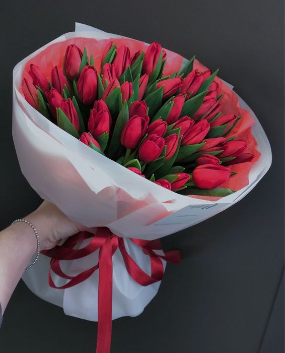 Букет тюльпана на 8 Марта