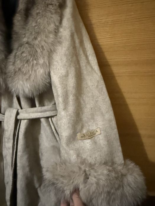 Палто от естествен косъм Алпака