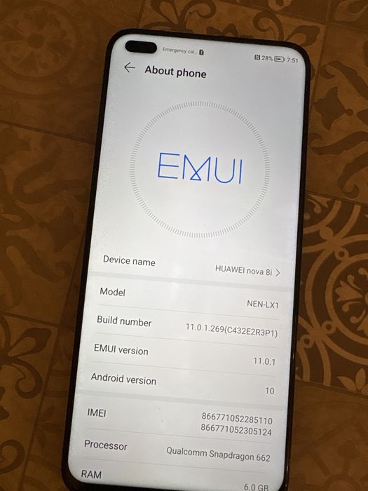 Телефон Huawei Nova 8i 128 GB
