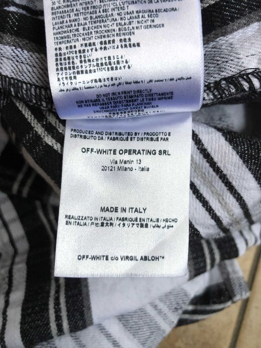 Off White Distressed shirt L