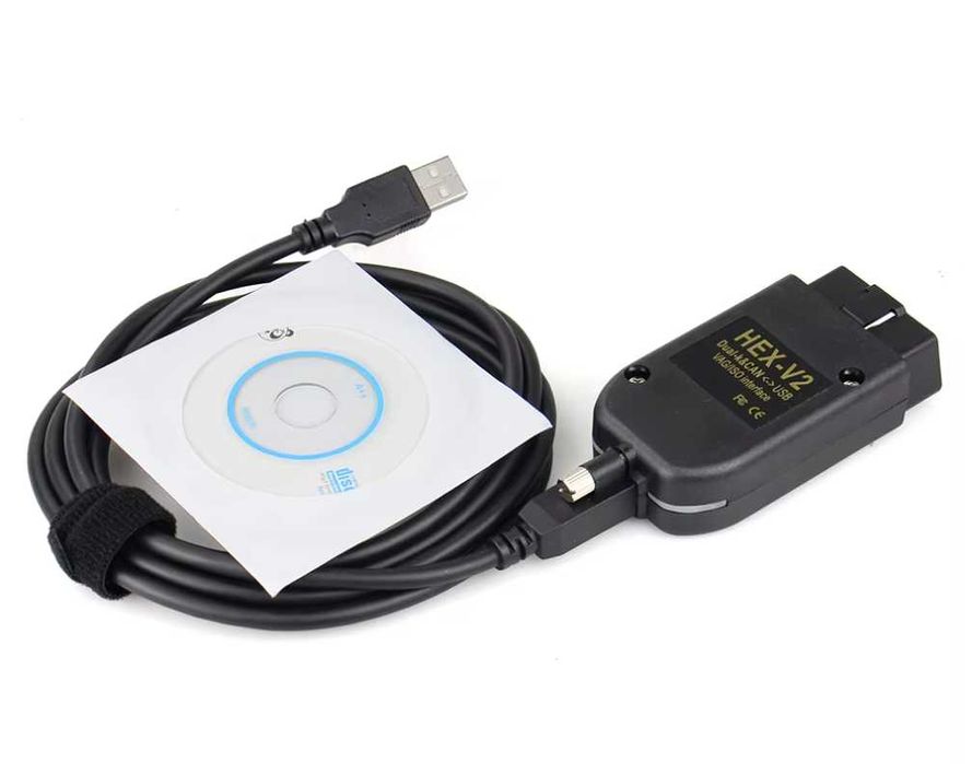 Професионален VAG COM VCDS HEX-V2 – Диагностика и Кодиране за VW, Audi, Seat, Skoda