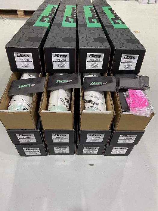 Бронепленка (190mm-210mm) BOSS PPF (прозрачная)