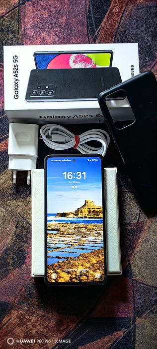 SAMSUNG GALAXY A52s 5G-Топ състояние.Пълен комплект