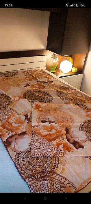 Set de pat bumbac satinat si vâscoză, Meisterstuck, două fețe