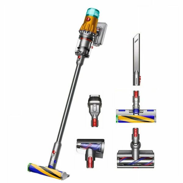 Пылесос Dyson V12 Detect Slim Absolute SV46, сухой, контейнер, Li-Ion,
