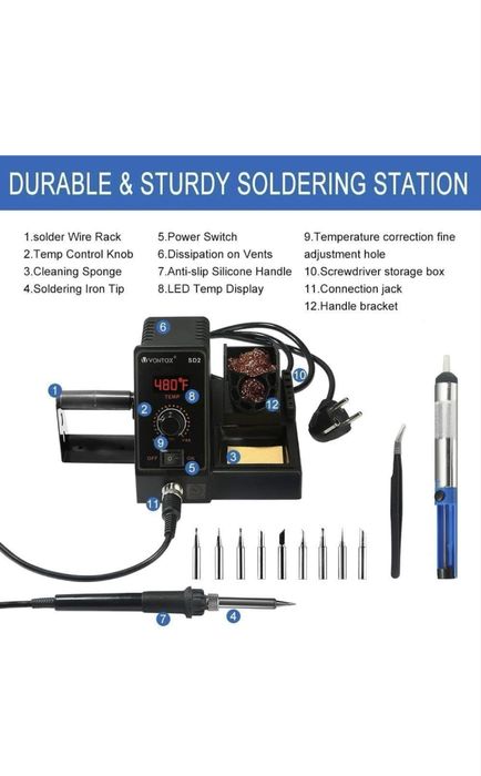 Stație de lipit V VONTOX 60W