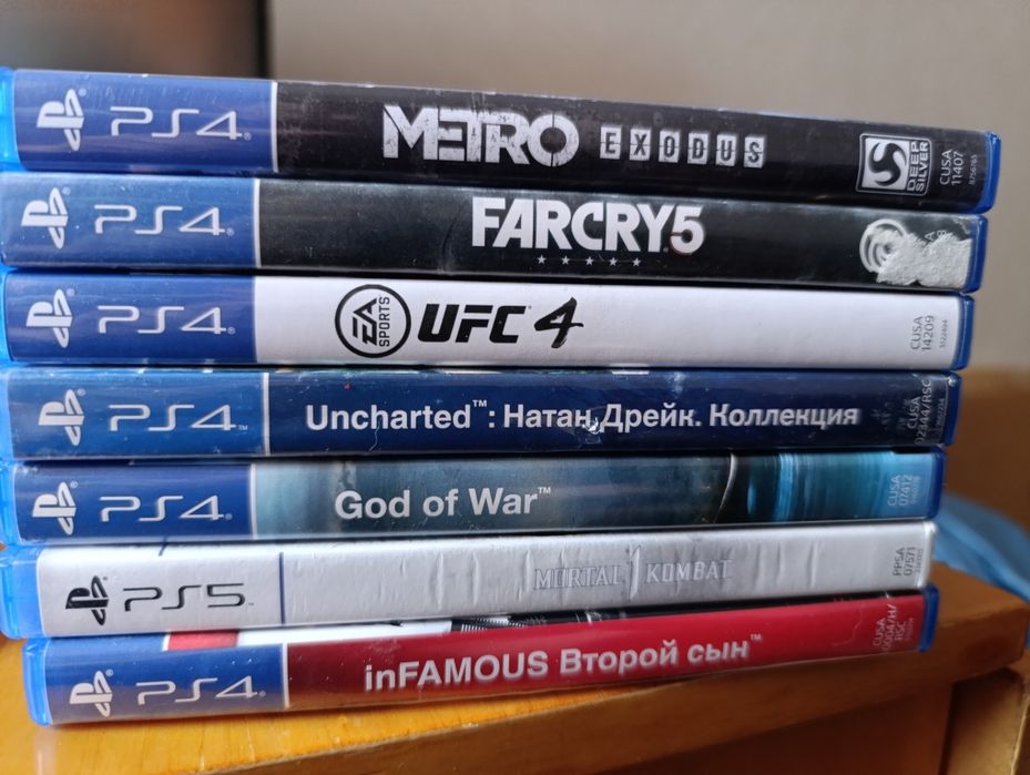 Продажа дисков игр ps4 ps5