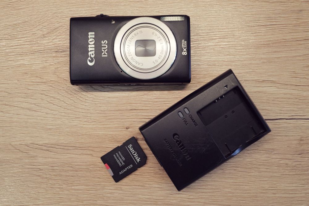 Aparat foto Canon Ixus 132 Fronzen Black 16Mp ITP powershot data ora
