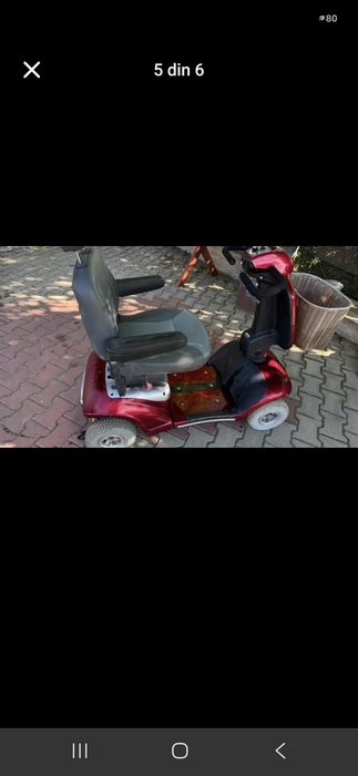 Scuter electric pentru persoane cu dizabilități sau vârstnice