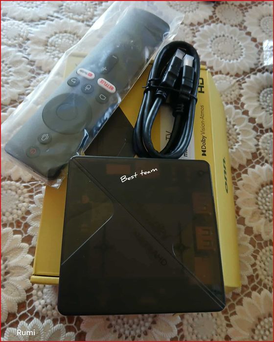 TV Box Onn 4K Pro, H313, с Google TV, Android 14, 3GB RAM, 32GB