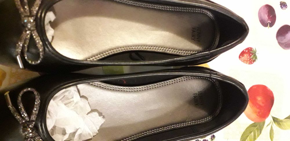 Официална черна обувка тип Балерина Jenny Fairy (CCC)